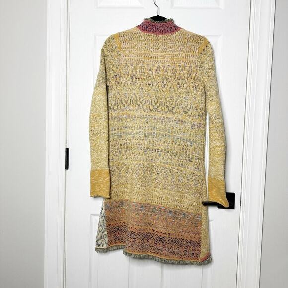 Free People‎ HTF Size S Desert Drifter Long Sleeve Thick Knit Coatigan Cardigan - Picture 6 of 9